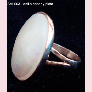 AAL003  anillo plata 925