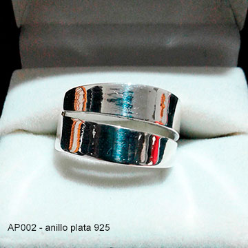 AP002 anillo plata 925