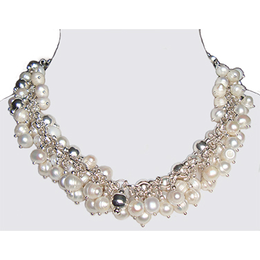 CP023A collar perlas de r&iacute;o