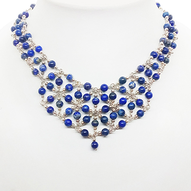 CP039B collar lapisl&aacute;zuli