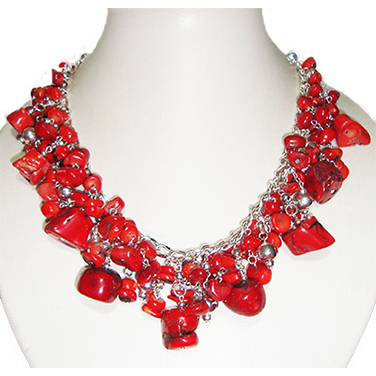 CP116 collar coral bamb&uacute;