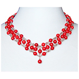 CP041B collar coral bamb&uacute;